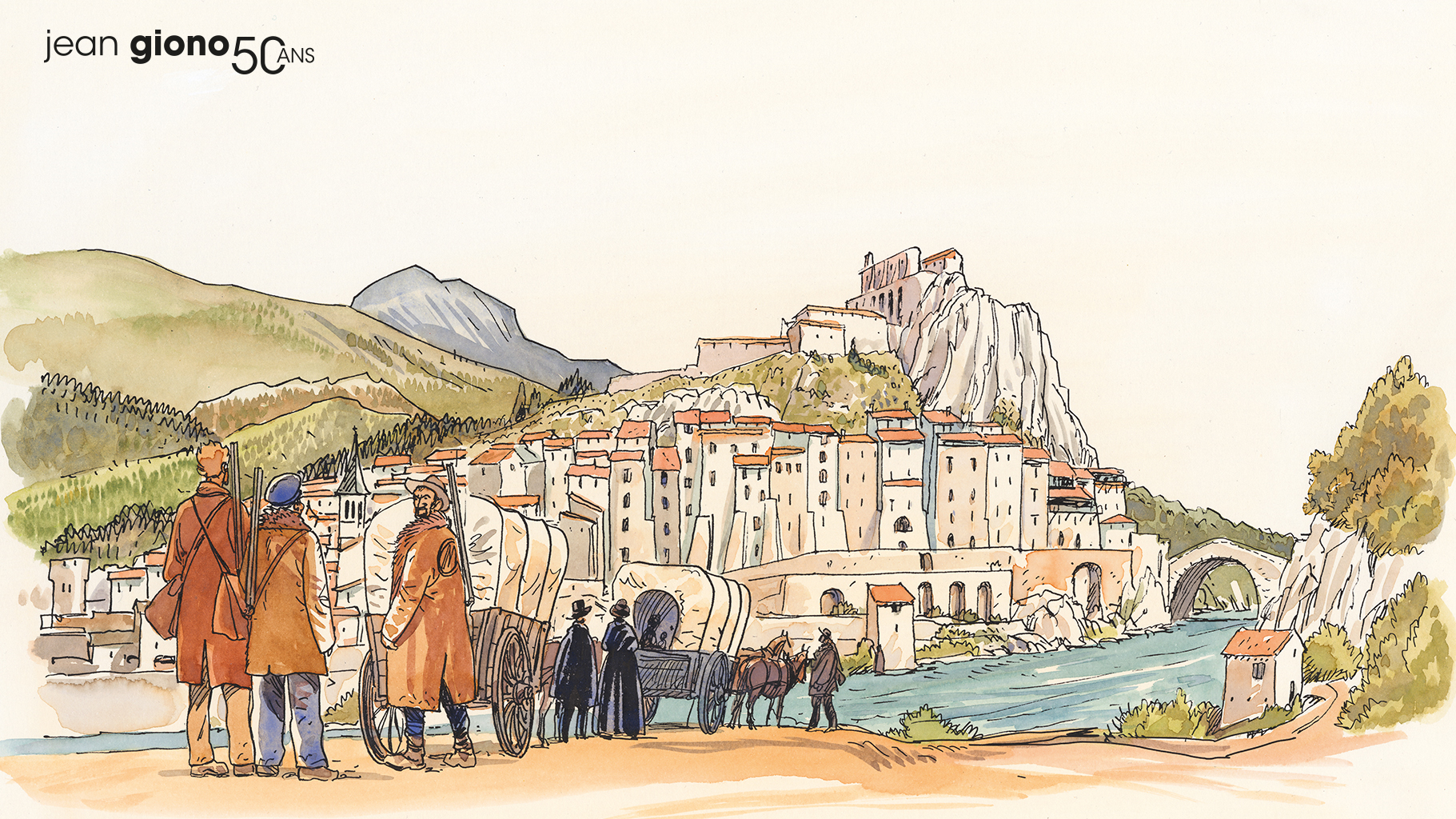 (c)JACQUES FERRANDEZ- GALLIMARD- ANNEE GIONO - CARAVANE BD-3,4