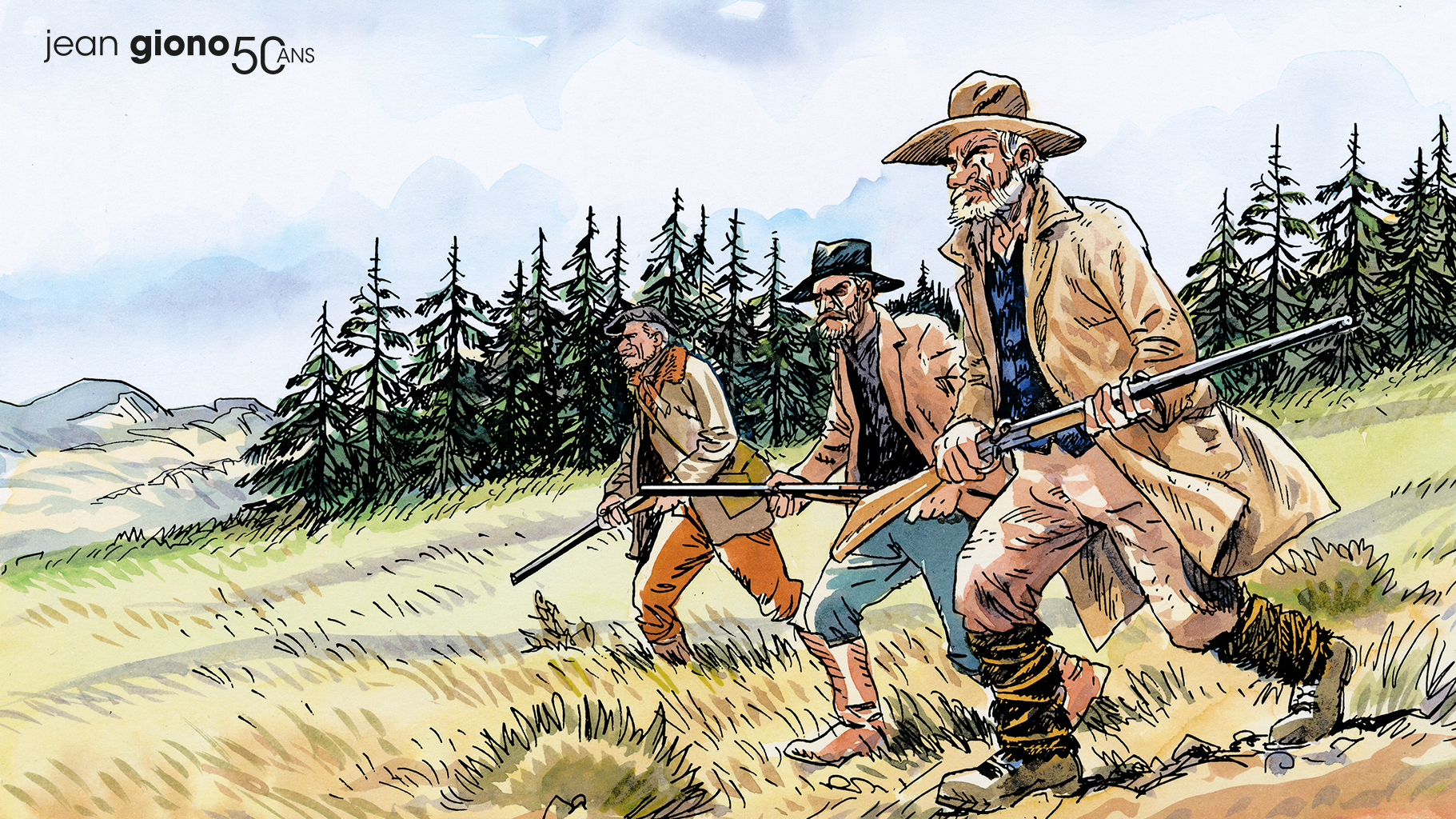(c)JACQUES FERRANDEZ- GALLIMARD- ANNEE GIONO - CARAVANE BD