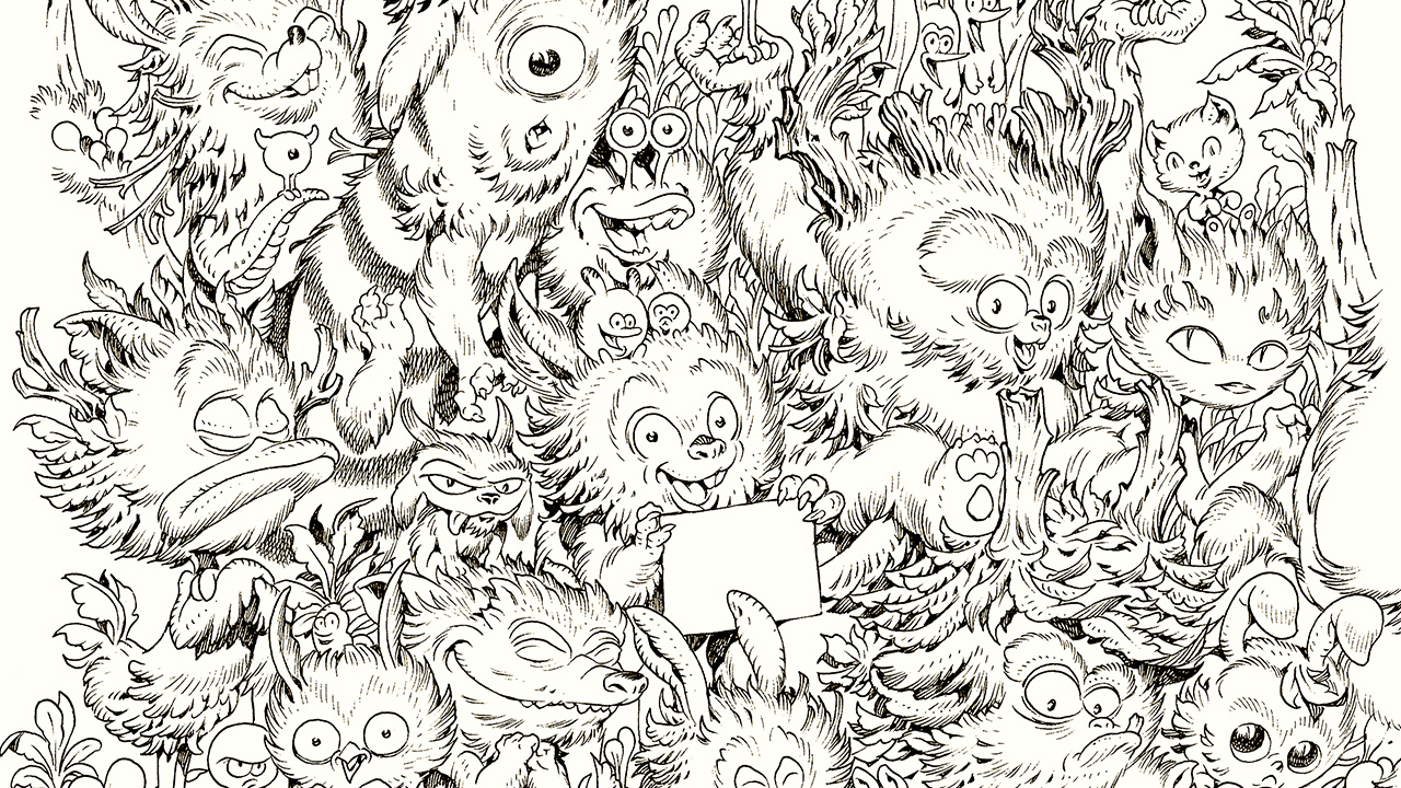 ZOO MONSTERS – LE GRAND COLORIAGE