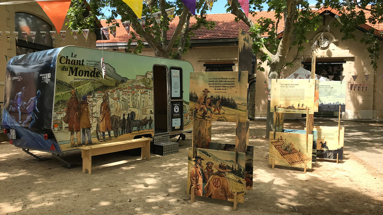 LA CARAVANE « LE CHANT DU MONDE » A LA MEJANES