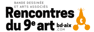 LOGO Rencontres du 9e Art Aix-en-Provence festival de bande dessinee et arts associes
