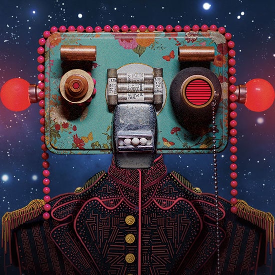 Bernie le robot interactif du Domaine Enigma