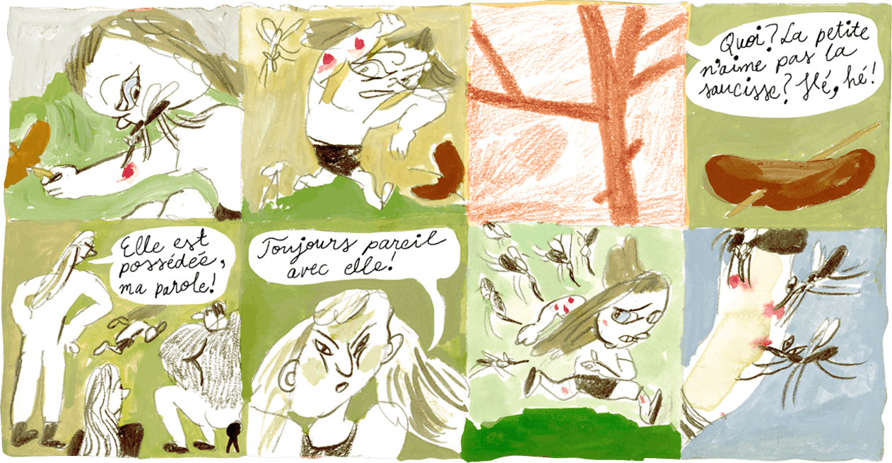 Extrait d'une planche inédite de Juliana Hyrri.