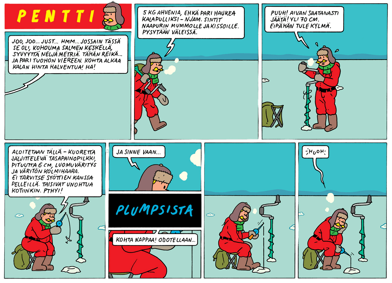 Extrait d'une planche inédite de Tommi Musturi