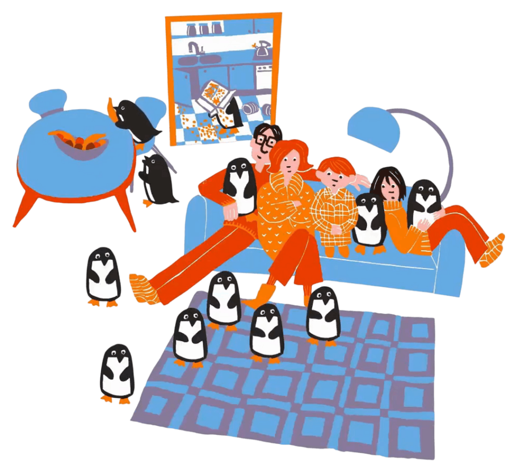 365 Pingouins (extrait) © Joëlle Jolivet & Jean-Luc Fromental - Hélium