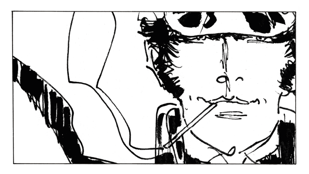 Extrait de l'affiche de l'exposition Corto Maltese - Musée Lapérouse (Albi)