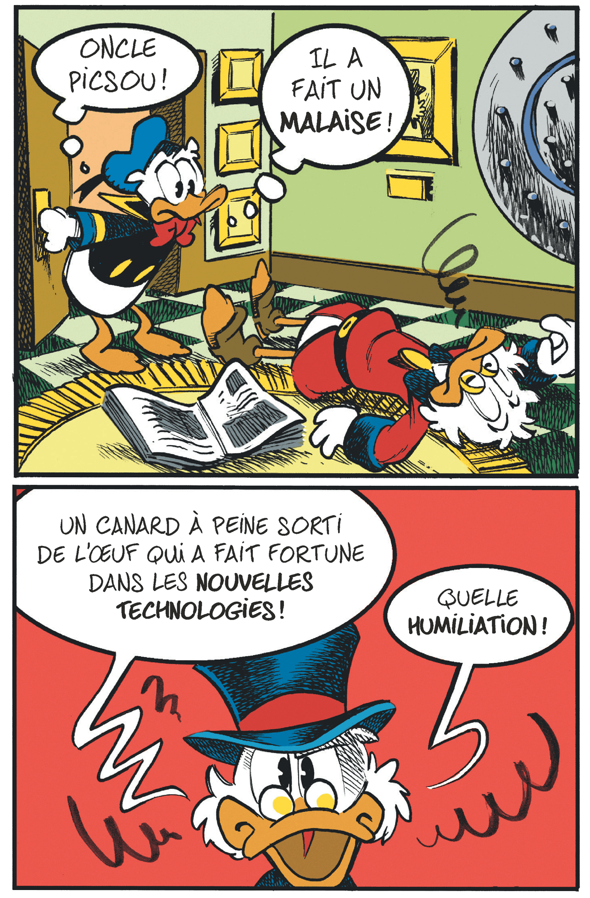 Picsou et les Bit-coincoins (extrait 1) ©Glénat - Disney