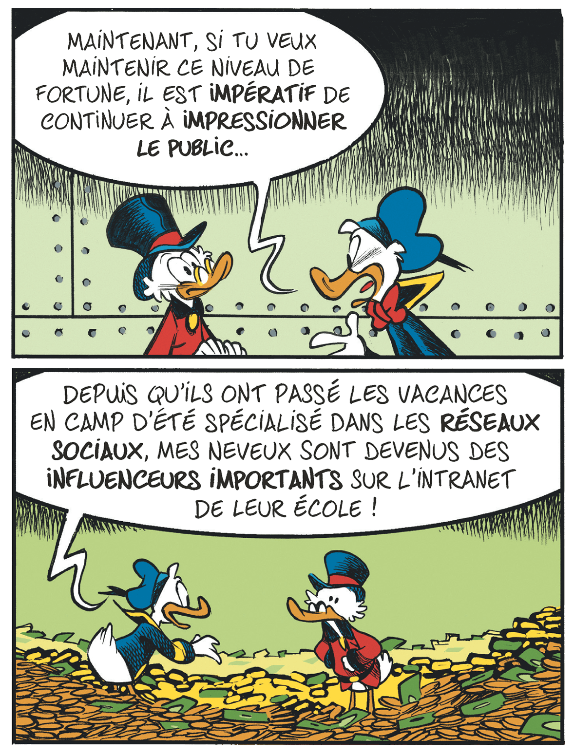 Picsou et les Bit-coincoins (extrait 3) ©Glénat - Disney