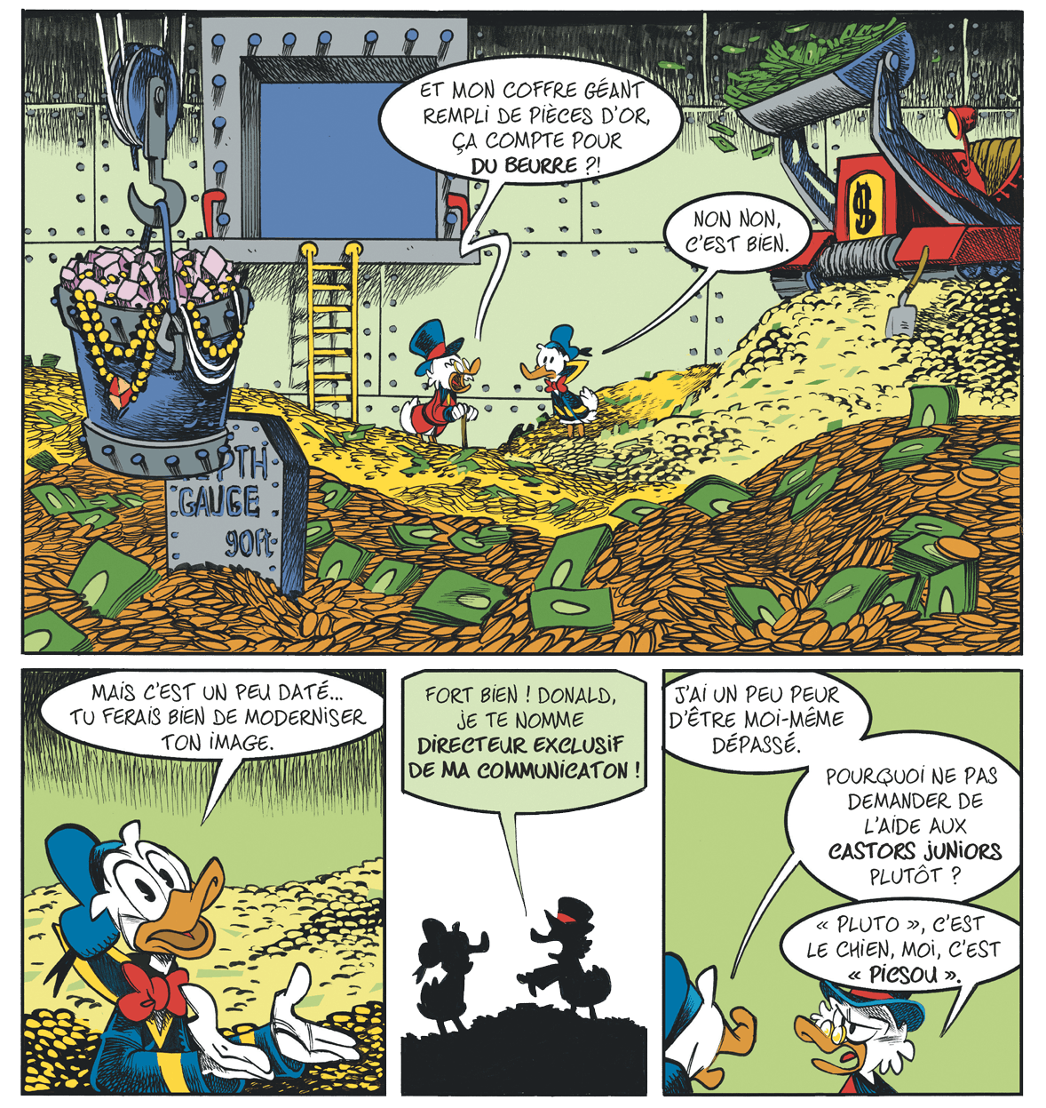 Picsou et les Bit-coincoins (extrait 3) ©Glénat - Disney
