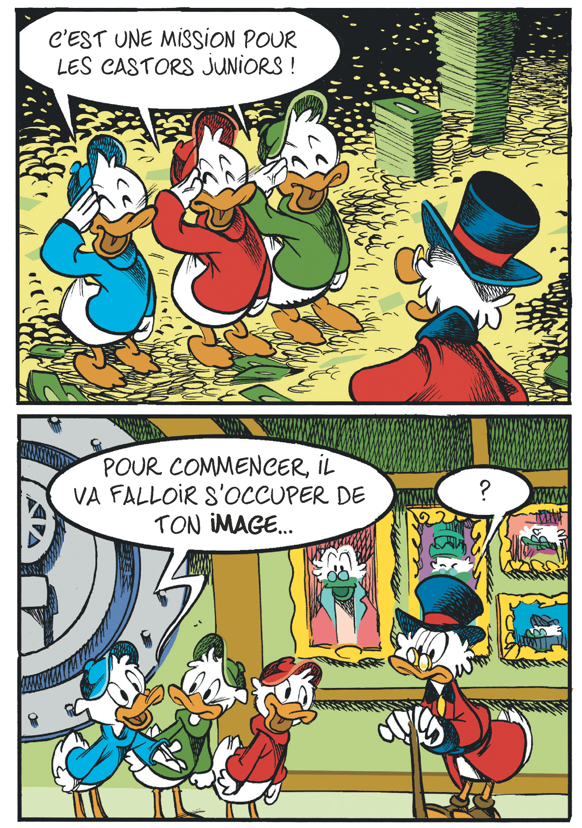 Picsou et les Bit-coincoins (extrait 5) ©Glénat - Disney