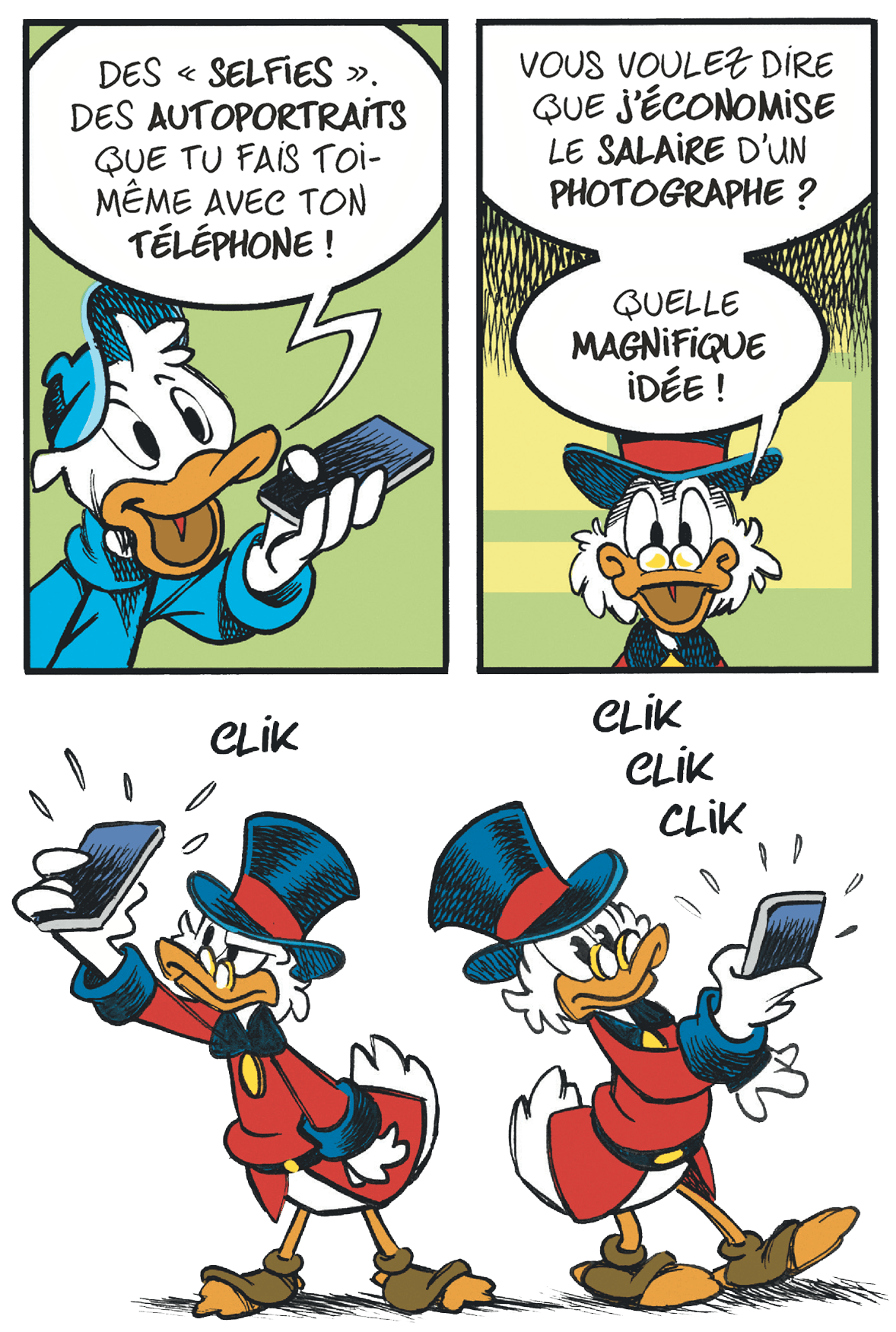 Picsou et les Bit-coincoins (extrait 6) ©Glénat - Disney