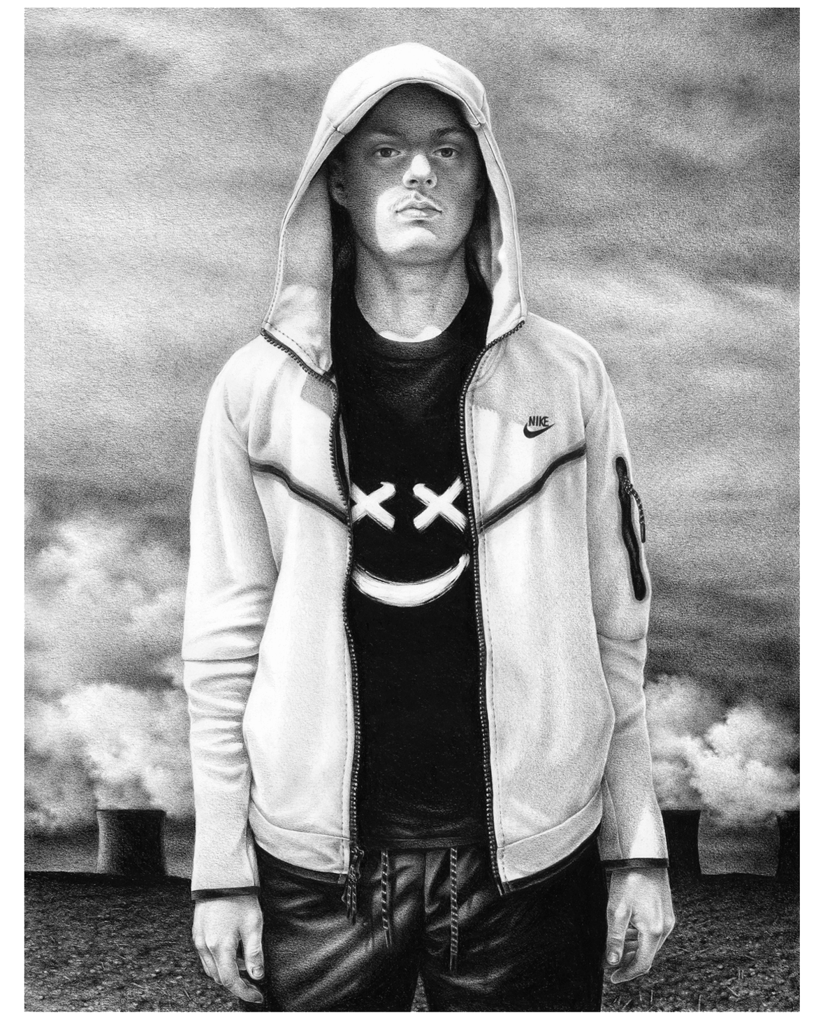 Adoscopie - Smile (graphite sur papier) © Véronique Dorey